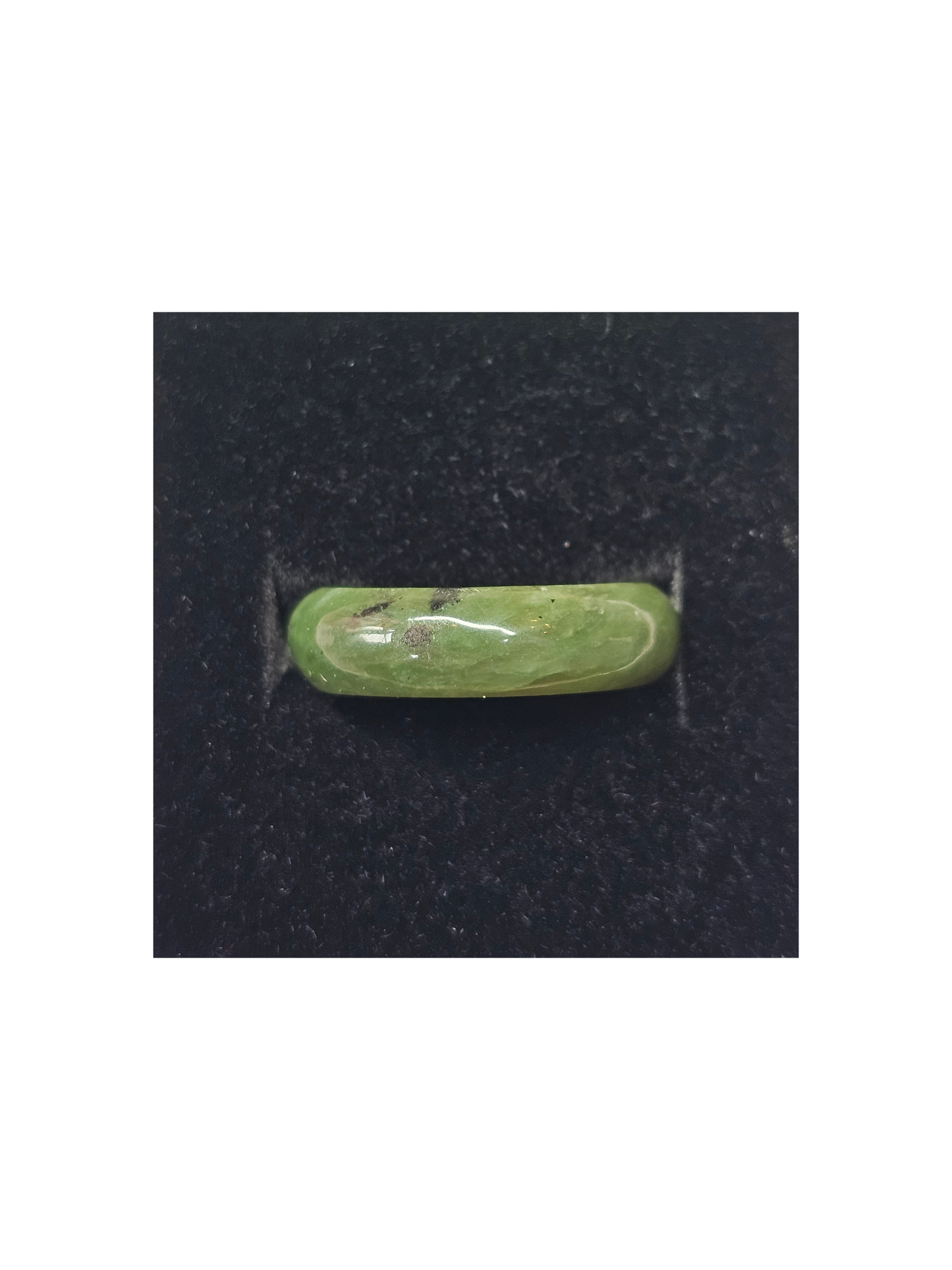 Nephrite Jade Carved Ring Size UK N