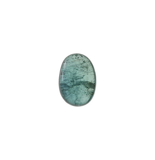 Afghanistan Oval Cabochon Blue Tourmaline 10x7x4mm 2.56ct