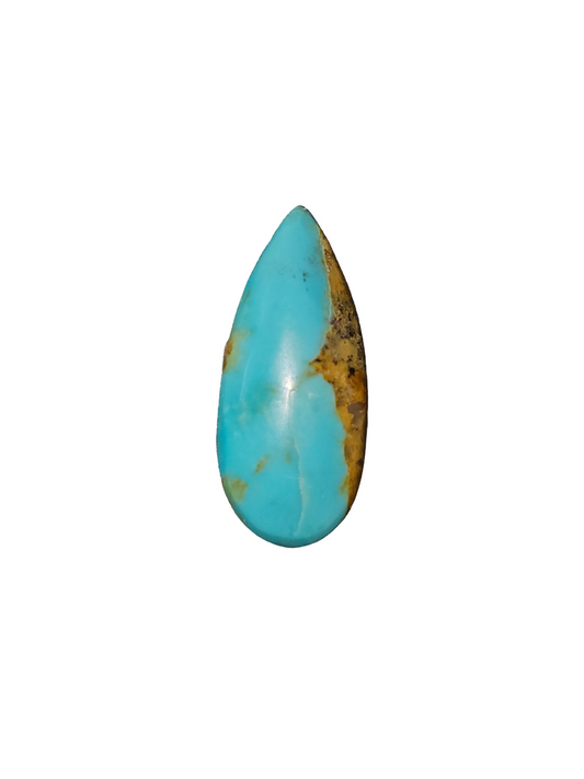 Kingman Turquoise Pear Cut 20x9x6mm 7.45ct