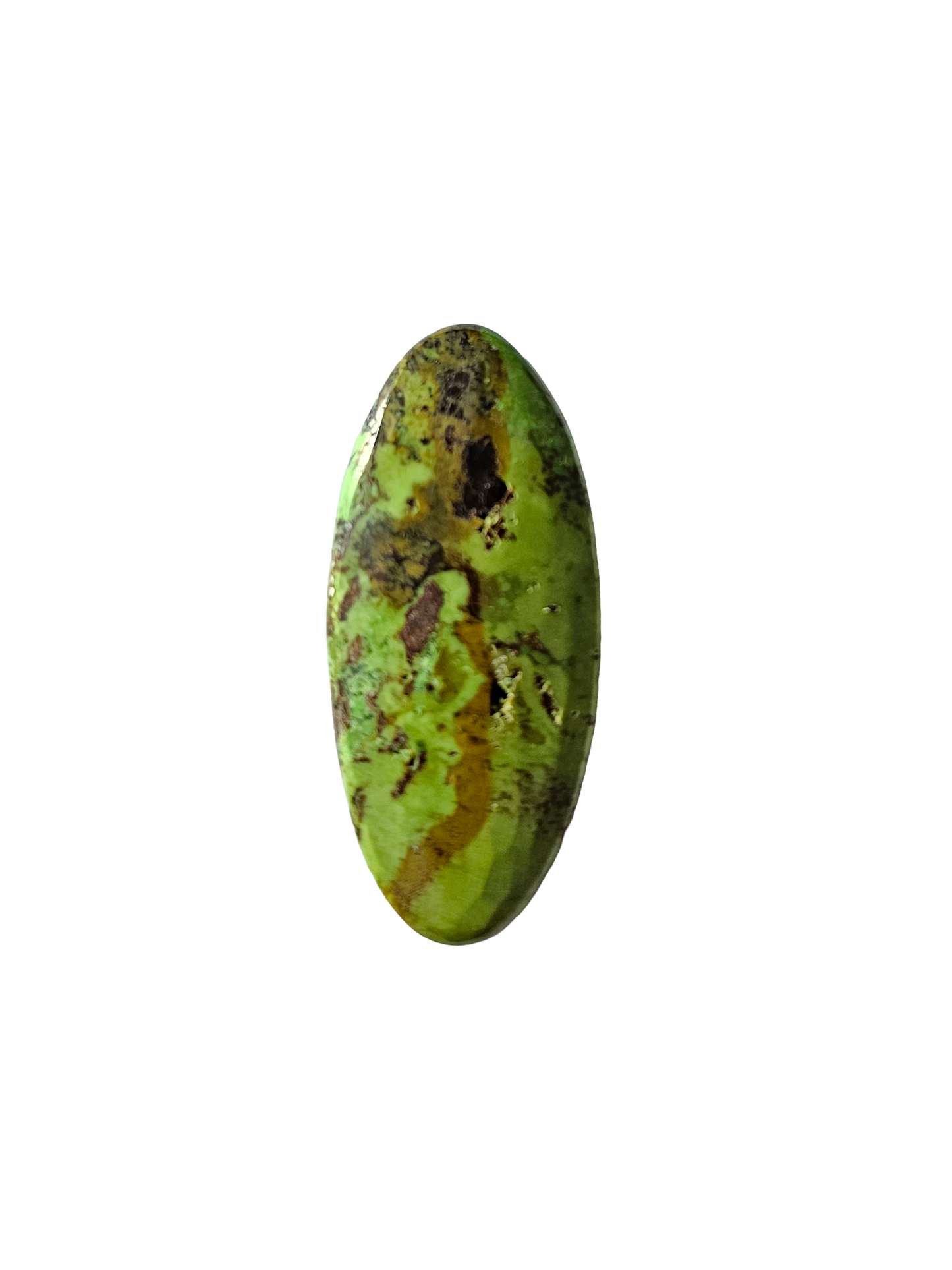 Australian Green Turquoise Oval Cut 33x15x6mm 23.9ct