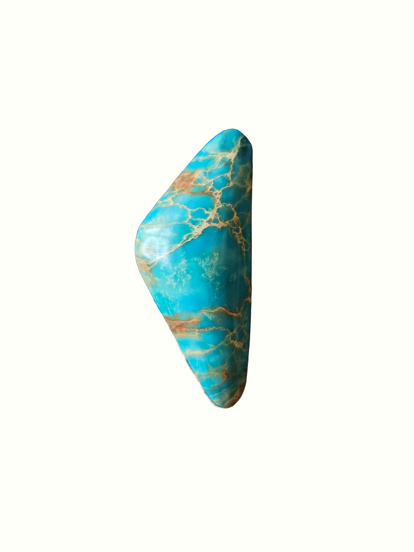 Kingman Turquoise Freeform Cut 29x12x5mm 8.55ct