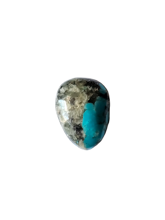 Kingman Turquoise Freeform Pear 15x11x4mm 4ct