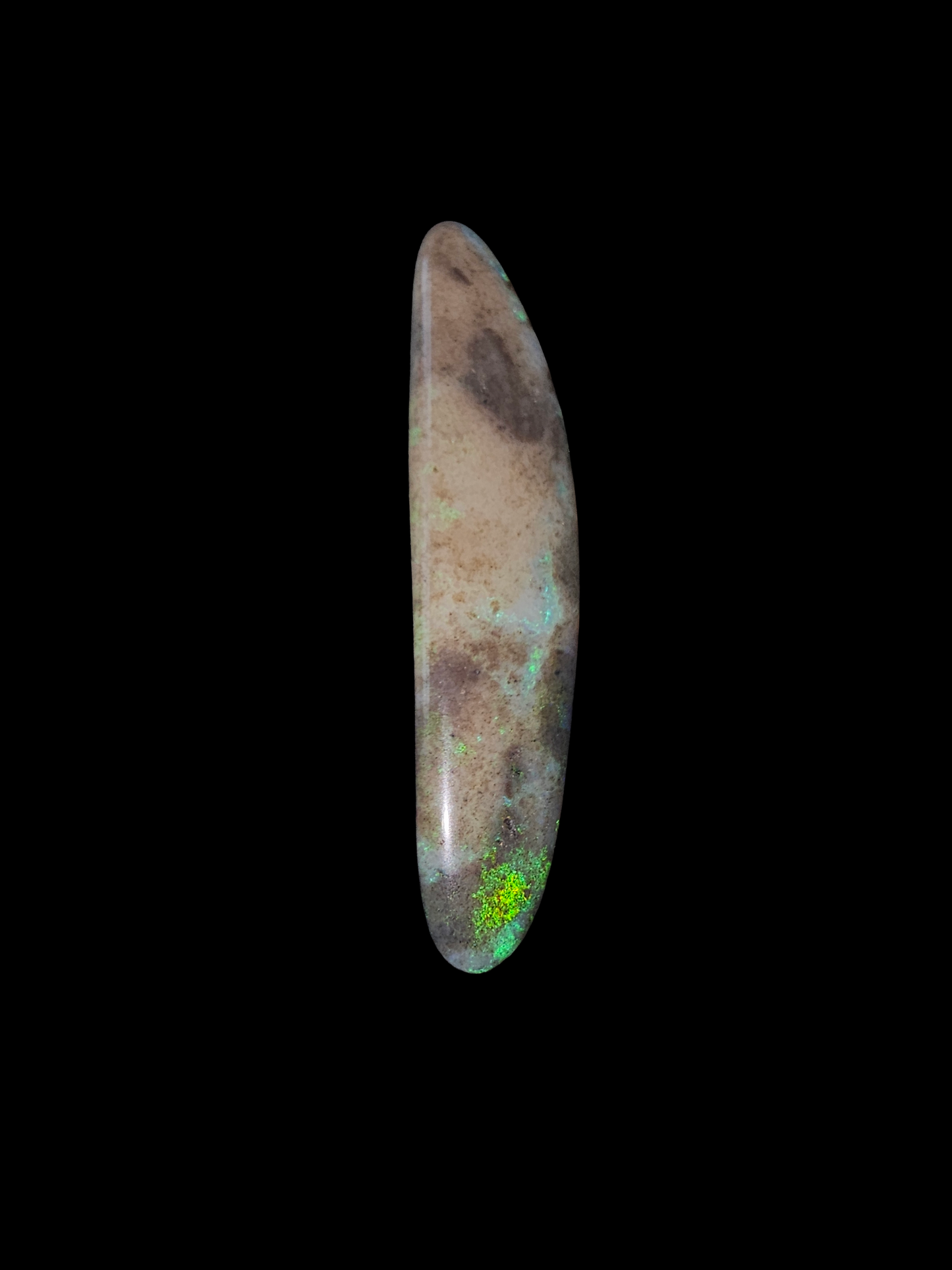 Andamooka Matrix Opal Freeform 52x13x5.4mm 18.65ct