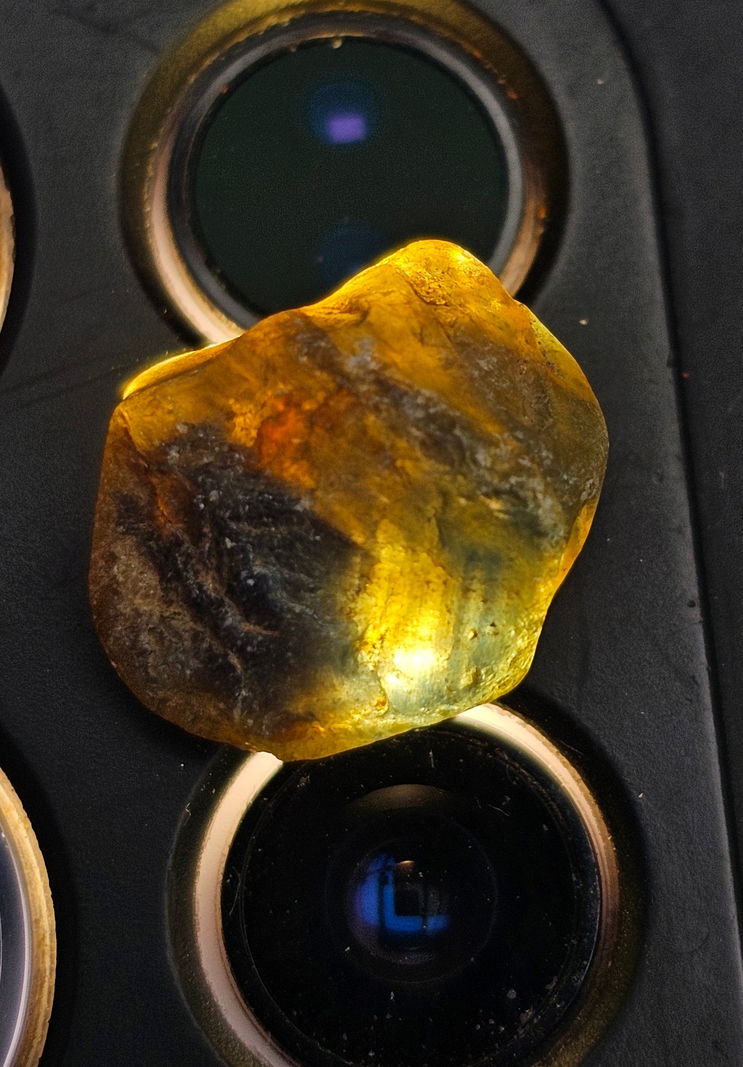 African Rough Yellow & Orange Sapphire Parcel Lapidary Quality 55.14ct