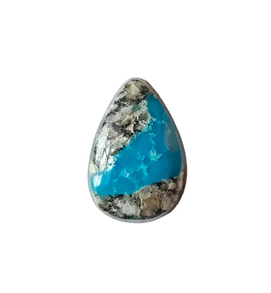 Kingman Turquoise Pearcut 14x8x4mm 3ct