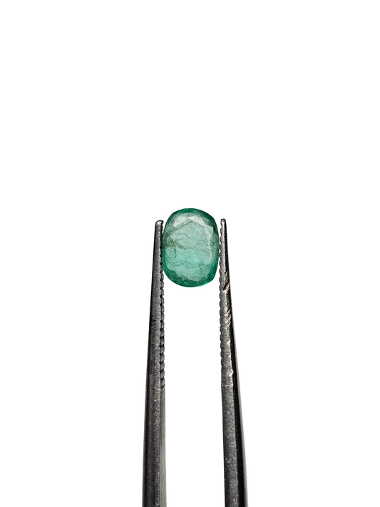 Zambia Oval Light Green Emerald 6x4x3mm 0.65ct
