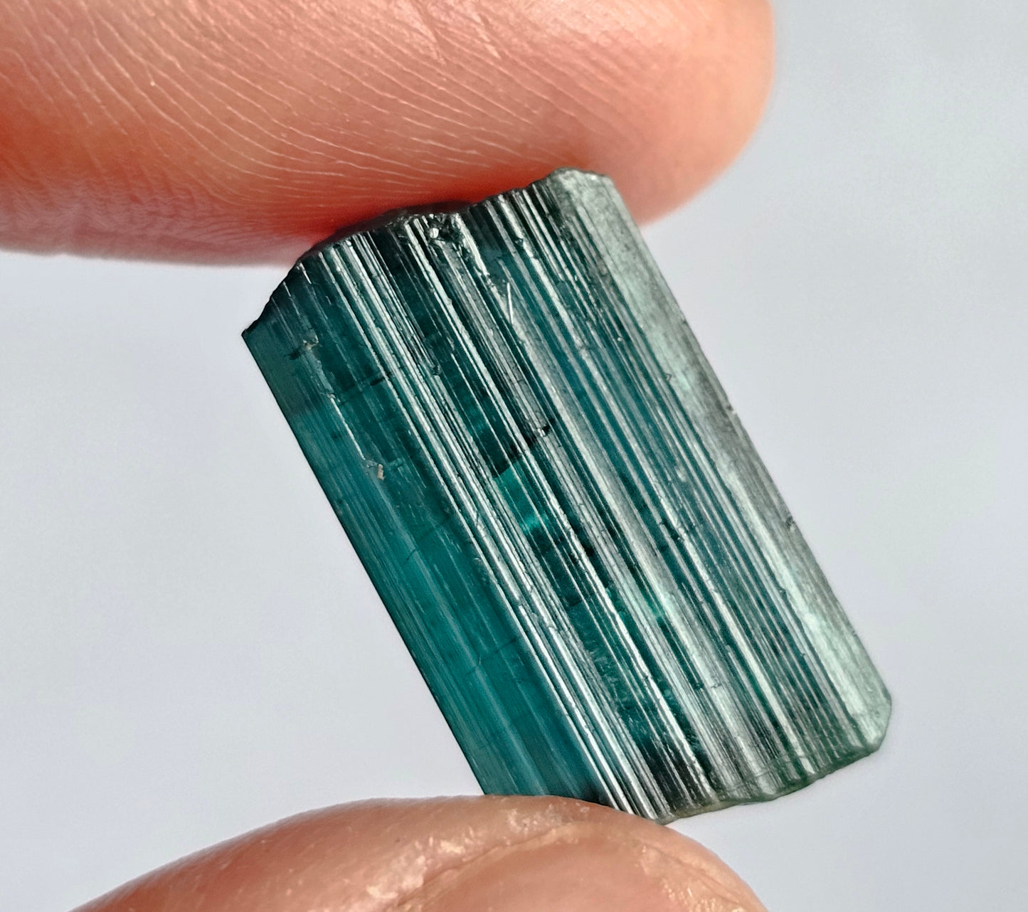 Rough Afghanistan Indicolite (blue-green) Tourmaline 11.89ct