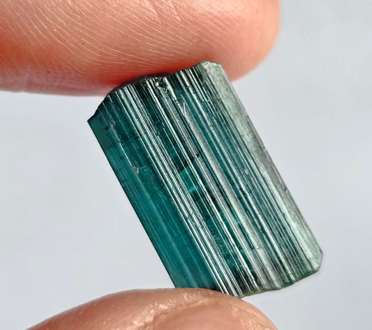 Rough Afghanistan Indicolite (blue-green) Tourmaline 11.89ct