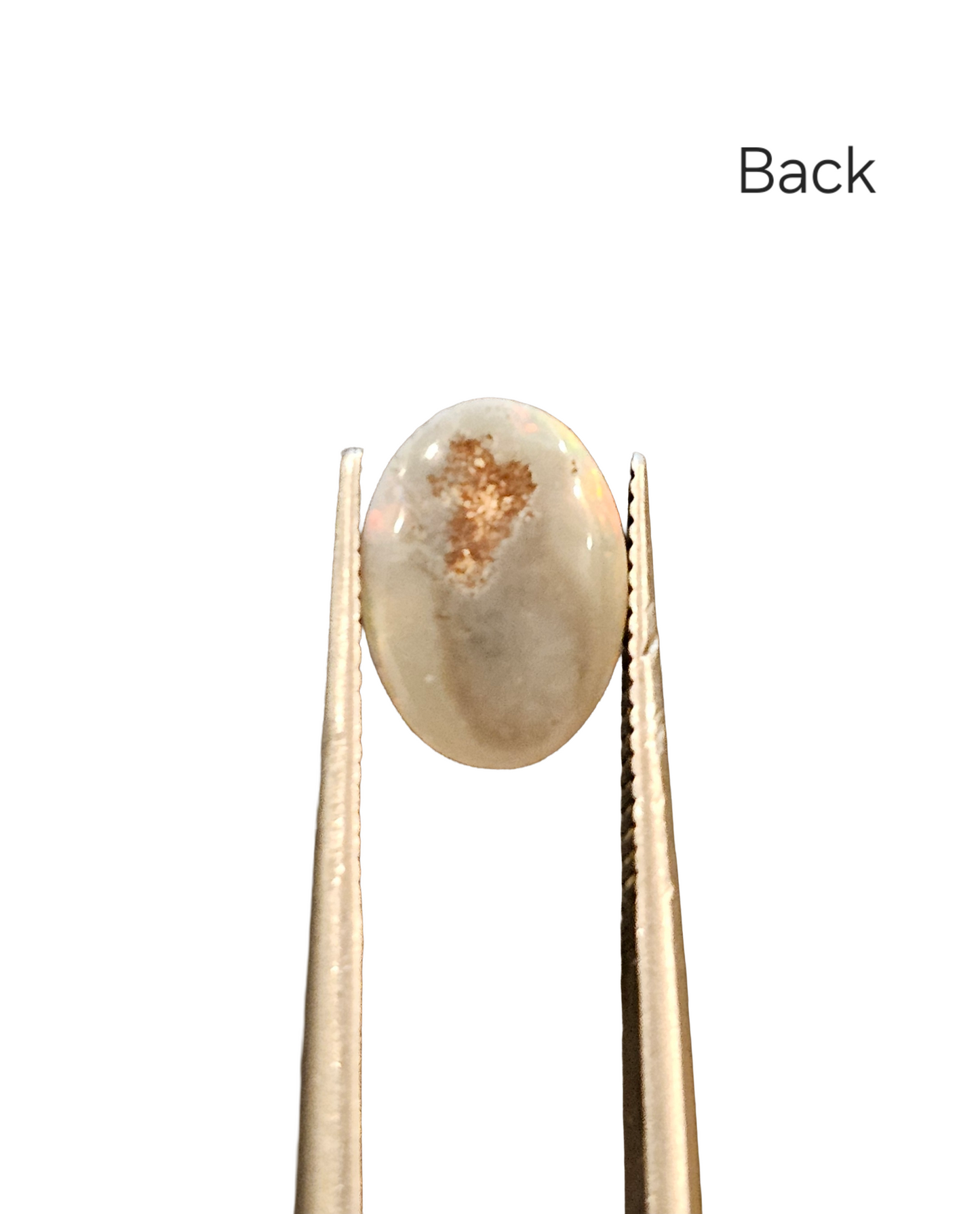 Australian Mintabie Grey Oval 9.4x7x1.7mm