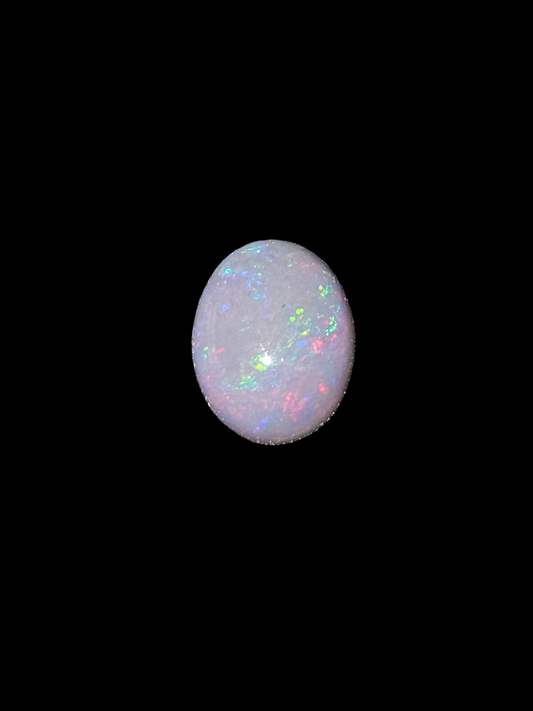 Australian Coober Pedy Grey Oval Opal 10x7x4mm 2.2ct