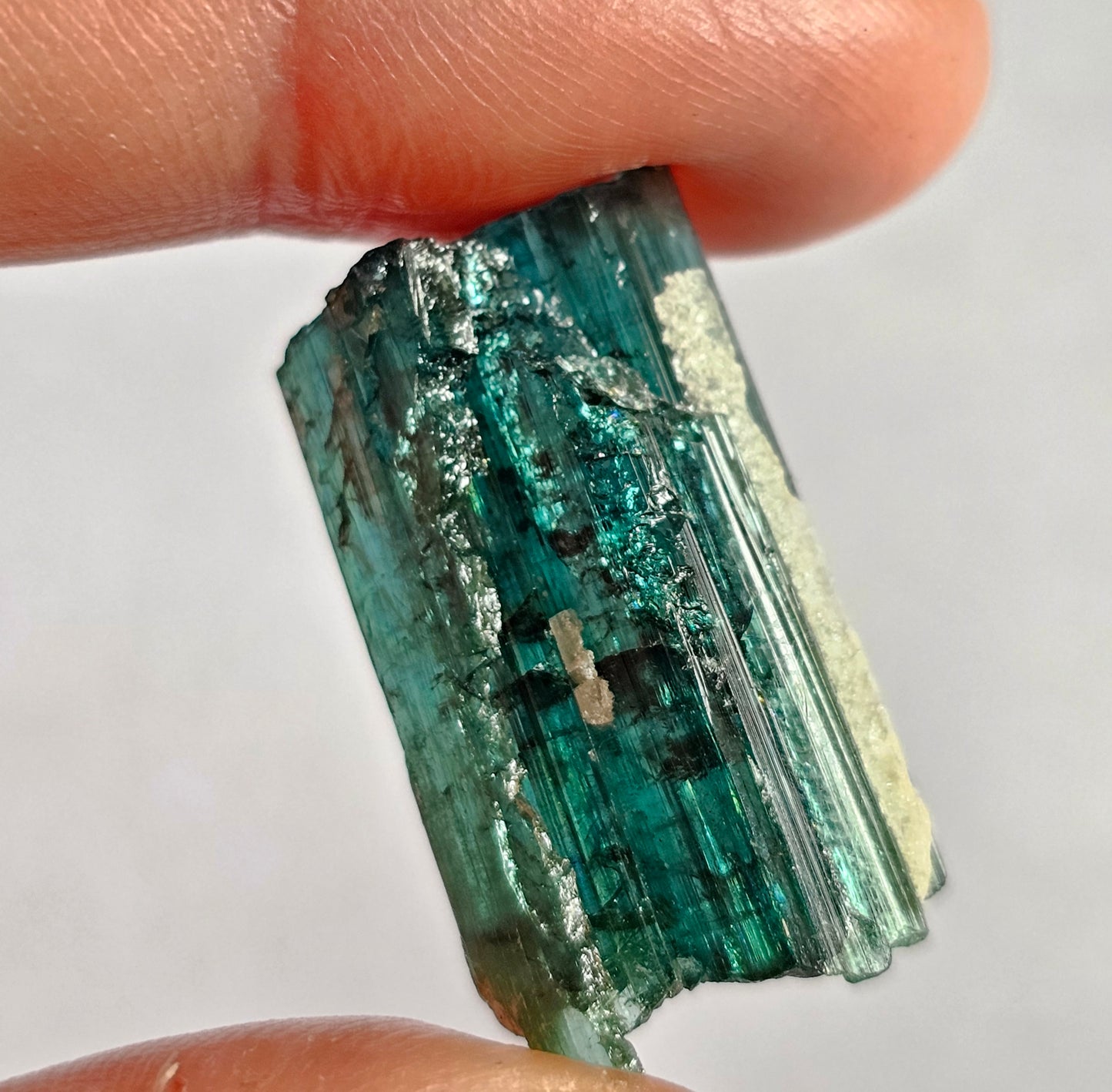 Rough Afghanistan Indicolite (blue-green) Tourmaline 19.82ct