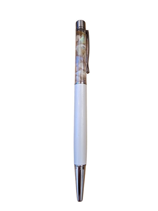 White Australian Opal Pen